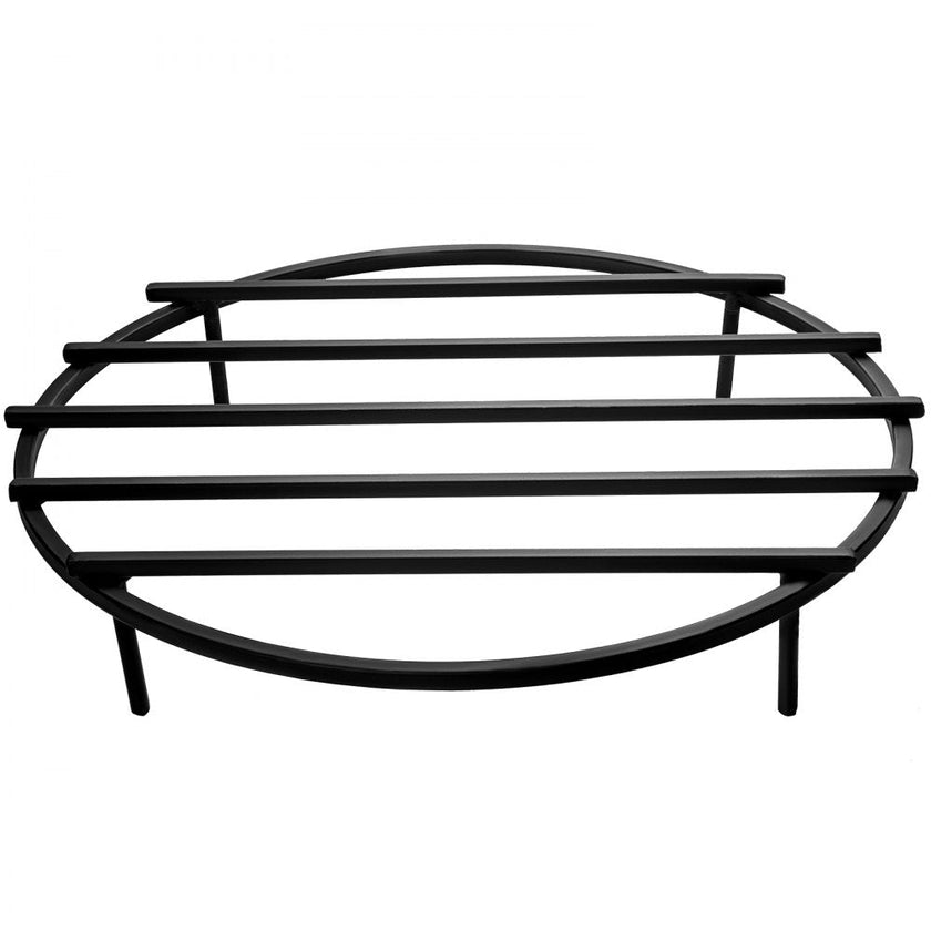 VEVOR Fire Pit Grate, Heavy Duty Iron Round Firewood Grate, Round Wood Fire Pit Grate 24\