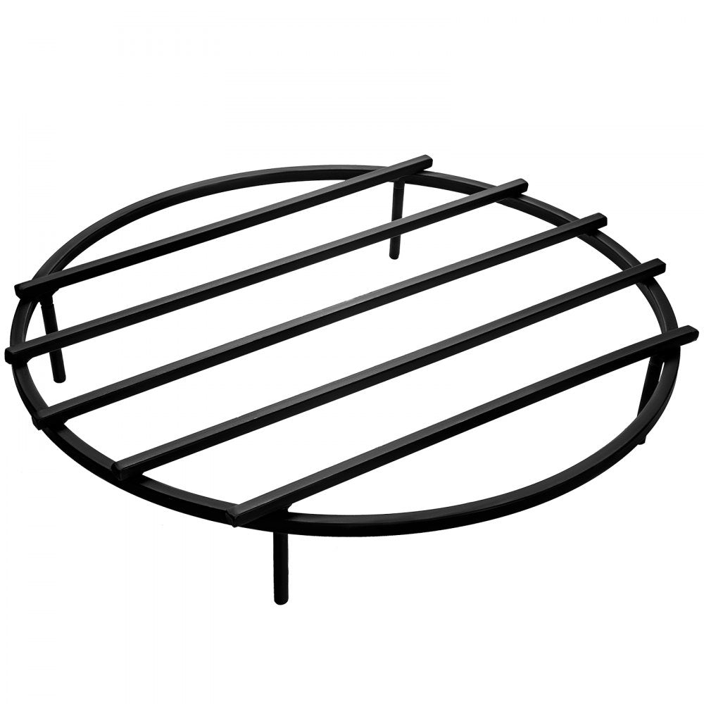 VEVOR Fire Pit Grate, Heavy Duty Iron Round Firewood Grate, Round Wood Fire Pit Grate 24\