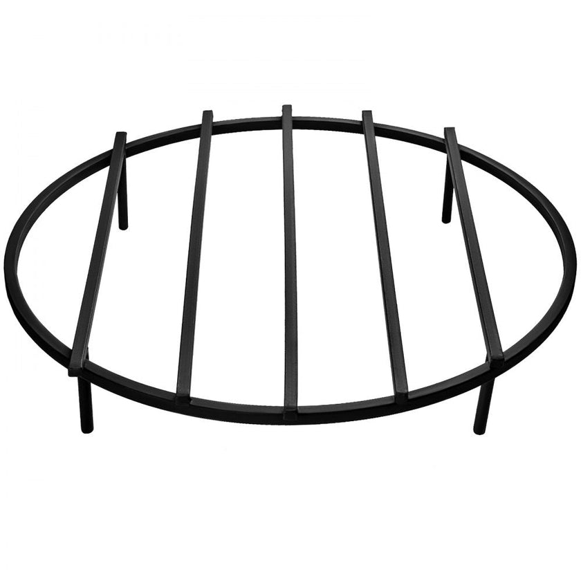VEVOR Fire Pit Grate, Heavy Duty Iron Round Firewood Grate, Round Wood Fire Pit Grate 24\