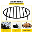 VEVOR Fire Pit Grate, Heavy Duty Iron Round Firewood Grate, Round Wood Fire Pit Grate 19