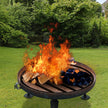 VEVOR Fire Pit Grate, Heavy Duty Iron Round Firewood Grate, Round Wood Fire Pit Grate 19