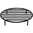 VEVOR Fire Pit Grate, Heavy Duty Iron Round Firewood Grate, Round Wood Fire Pit Grate 19