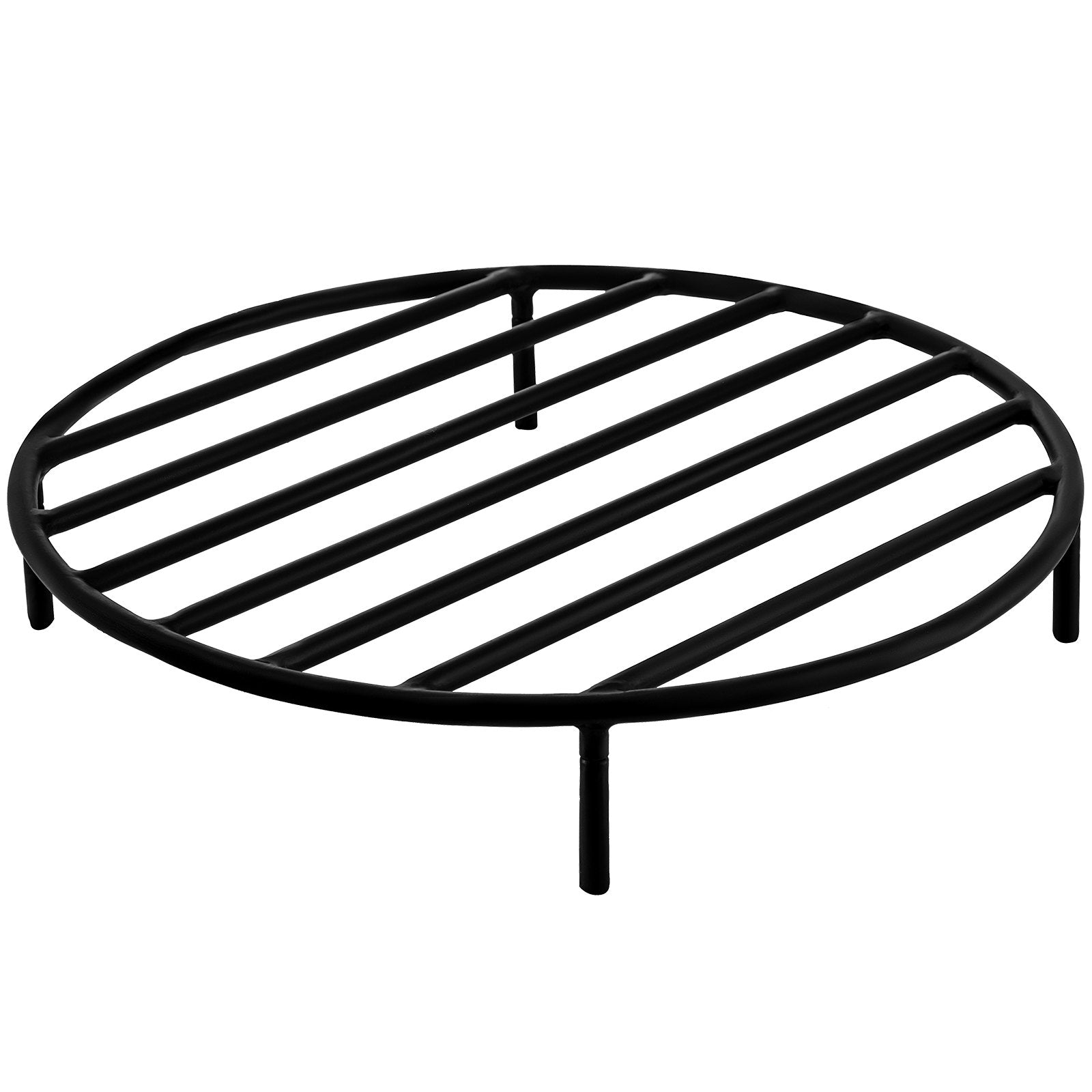 VEVOR Fire Pit Grate, Heavy Duty Iron Round Firewood Grate, Round Wood Fire Pit Grate 19