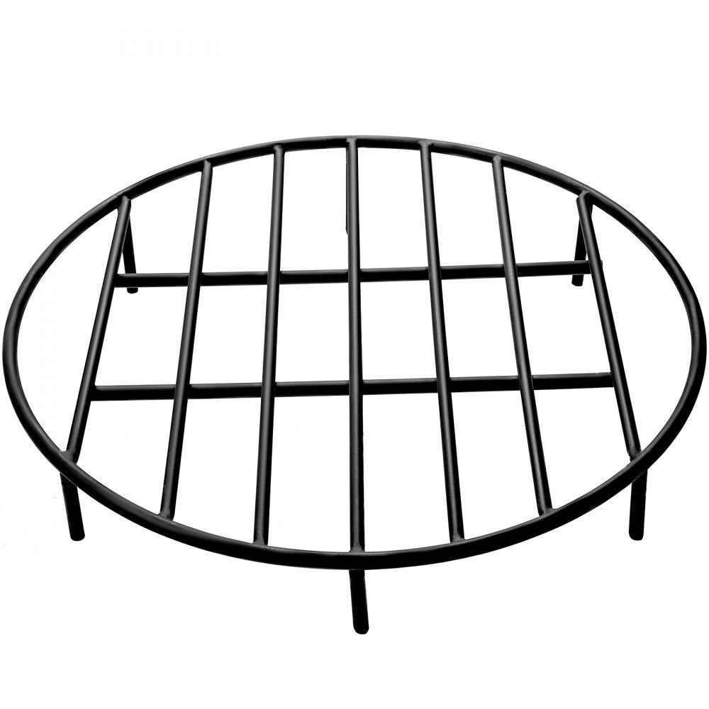 VEVOR Fire Pit Grate, Heavy Duty Iron Round Firewood Grate, Round Wood Fire Pit Grate 24