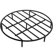 VEVOR Fire Pit Grate, Heavy Duty Iron Round Firewood Grate, Round Wood Fire Pit Grate 24