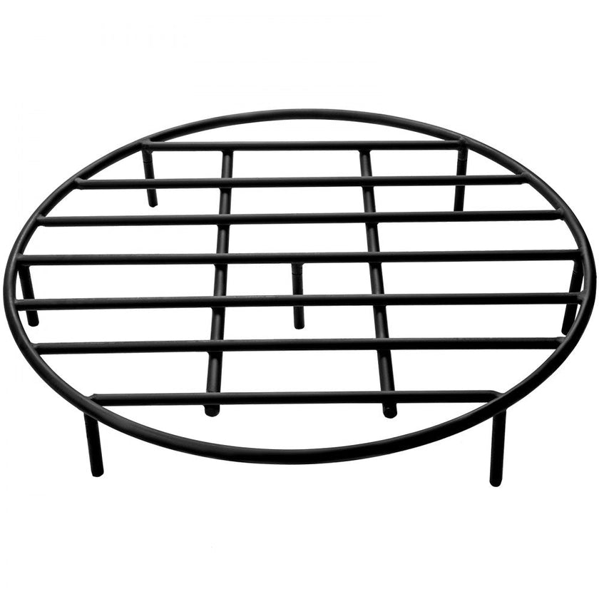 VEVOR Fire Pit Grate, Heavy Duty Iron Round Firewood Grate, Round Wood Fire Pit Grate 24