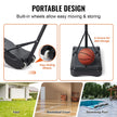 VEVOR Basketball Hoop, 5-7 ft Adjustable Height Portable Backboard System, 28 inch Basketball Hoop & Goal, Kids & Adults Basketball Set with Wheels, Stand, and Fillable Base, for Outdoor/Indoor