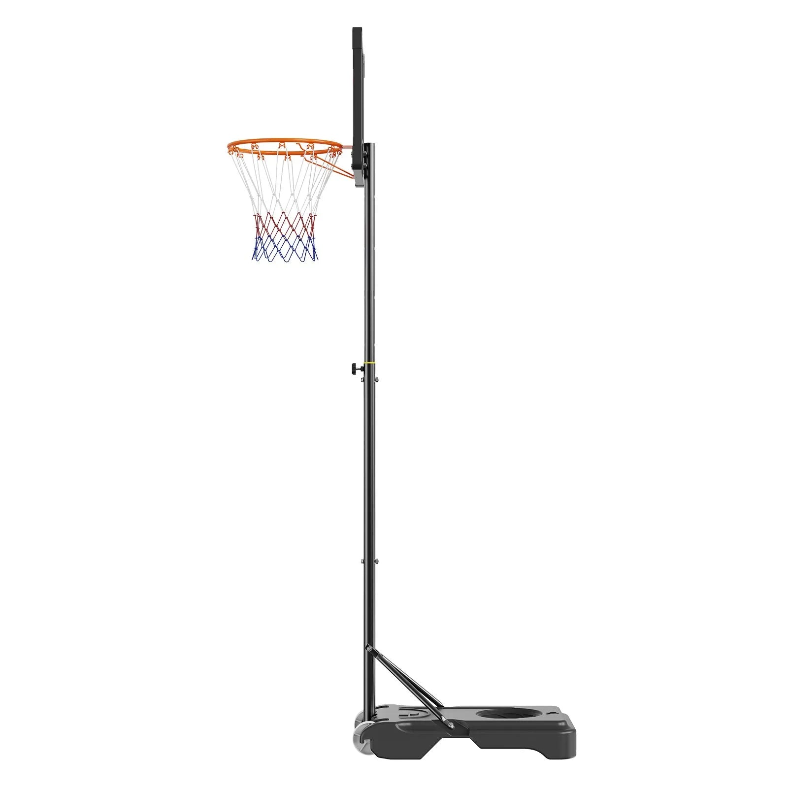 VEVOR Basketball Hoop, 5-7 ft Adjustable Height Portable Backboard System, 28 inch Basketball Hoop & Goal, Kids & Adults Basketball Set with Wheels, Stand, and Fillable Base, for Outdoor/Indoor