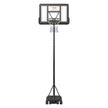 VEVOR Basketball Hoop, 4-10 ft Adjustable Height Portable Backboard System, 44 inch Basketball Hoop & Goal, Kids & Adults Basketball Set with Wheels, Stand, and Fillable Base, for Outdoor/Indoor