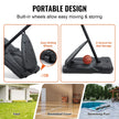 VEVOR Basketball Hoop, 7.6-10 ft Adjustable Height Portable Backboard System, 54 inch Basketball Hoop & Goal, Kids & Adults Basketball Set with Wheels, Stand, and Fillable Base, for Outdoor/Indoor