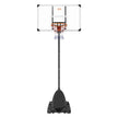 VEVOR Basketball Hoop, 7.6-10 ft Adjustable Height Portable Backboard System, 54 inch Basketball Hoop & Goal, Kids & Adults Basketball Set with Wheels, Stand, and Fillable Base, for Outdoor/Indoor