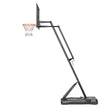 VEVOR Basketball Hoop, 7.6-10 ft Adjustable Height Portable Backboard System, 54 inch Basketball Hoop & Goal, Kids & Adults Basketball Set with Wheels, Stand, and Fillable Base, for Outdoor/Indoor