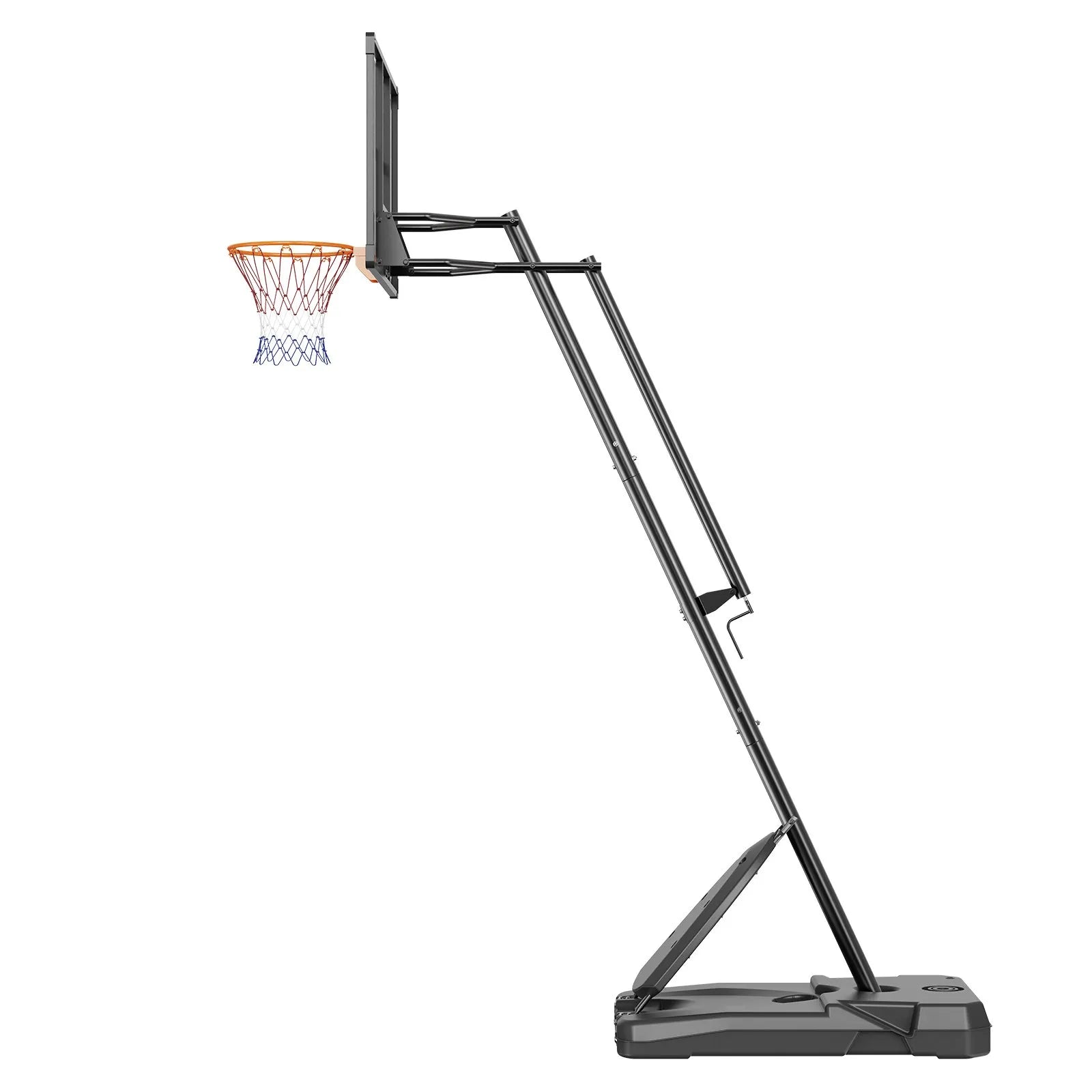 VEVOR Basketball Hoop, 7.6-10 ft Adjustable Height Portable Backboard System, 54 inch Basketball Hoop & Goal, Kids & Adults Basketball Set with Wheels, Stand, and Fillable Base, for Outdoor/Indoor