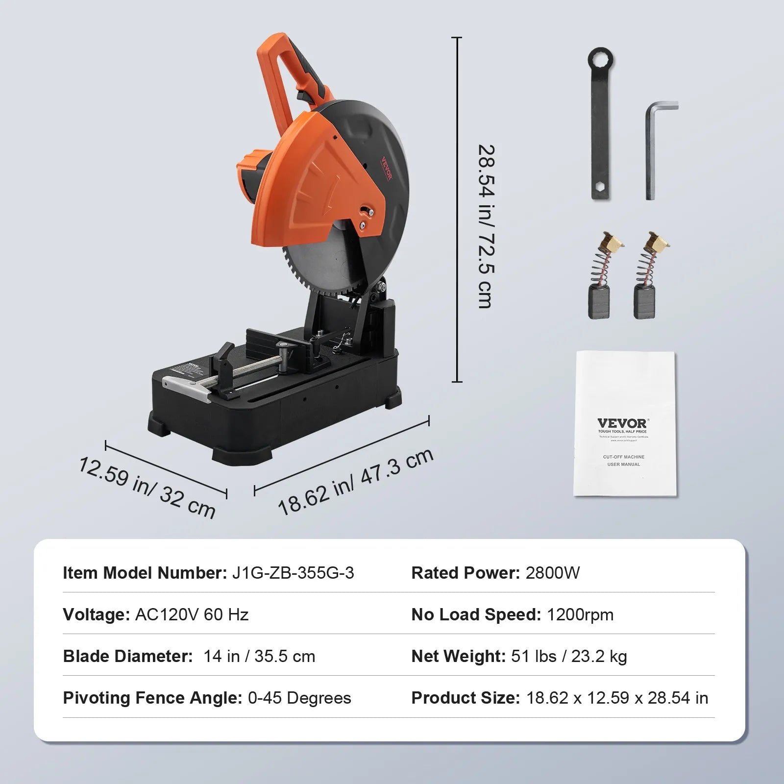 VEVOR Chop Saw, 14
