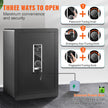 VEVOR Safe, 2.2 Cubic Feet Home Safe, Steel Security Safe with Fingerprint, Digital Keypad and 2 Keys, Cabinet Safe with Large Fire-proof Bag, Protect Cash, Gold, Jewelry, Documents, 15.8x13x23.6 inch