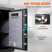 VEVOR Safe, 2.2 Cubic Feet Home Safe, Steel Security Safe with Fingerprint, Digital Keypad and 2 Keys, Cabinet Safe with Large Fire-proof Bag, Protect Cash, Gold, Jewelry, Documents, 15.8x13x23.6 inch