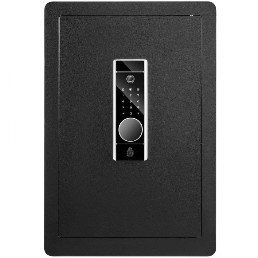 VEVOR Safe, 2.2 Cubic Feet Home Safe, Steel Security Safe with Fingerprint, Digital Keypad and 2 Keys, Cabinet Safe with Large Fire-proof Bag, Protect Cash, Gold, Jewelry, Documents, 15.8x13x23.6 inch