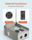 VEVOR Temporary Power Outlet Panel RV Electrical Panel 20 50 Amp RV Outlet Box