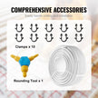 VEVOR PEX-AL-PEX Tube, 328ft, 5/8'' Diameter Aluminum-Plastic Composite Pipe Oxygen Barrier Radiant Floor PEX Pipe, 0.08'' Thickness Radiant Heat Floor Plumbing Inner Aluminum Layer PEX Tubing Pipe