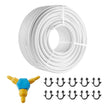 VEVOR PEX-AL-PEX Tube, 328ft, 5/8'' Diameter Aluminum-Plastic Composite Pipe Oxygen Barrier Radiant Floor PEX Pipe, 0.08'' Thickness Radiant Heat Floor Plumbing Inner Aluminum Layer PEX Tubing Pipe