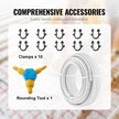 VEVOR PEX-AL-PEX Tube, 164 ft, 0.79'' Diameter Aluminum-Plastic Composite Pipe Oxygen Barrier Radiant Floor PEX Pipe, 0.08'' Thickness Radiant Heat Floor Plumbing Inner Aluminum Layer PEX Tubing Pipe