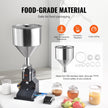 VEVOR Pneumatic Paste Liquid Filling Machine, 5-50ml Bottle Filler, Bottle Filling Machine, Stainless Steel Liquid Filler with Pedal for Milk Water Juice Essential Oil Shampoo Cosmetic Honey Lotion