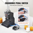 VEVOR Pneumatic Paste Liquid Filling Machine, 5-50ml Bottle Filler, Bottle Filling Machine, Stainless Steel Liquid Filler with Pedal for Milk Water Juice Essential Oil Shampoo Cosmetic Honey Lotion