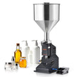 VEVOR Pneumatic Paste Liquid Filling Machine, 5-50ml Bottle Filler, Bottle Filling Machine, Stainless Steel Liquid Filler with Pedal for Milk Water Juice Essential Oil Shampoo Cosmetic Honey Lotion