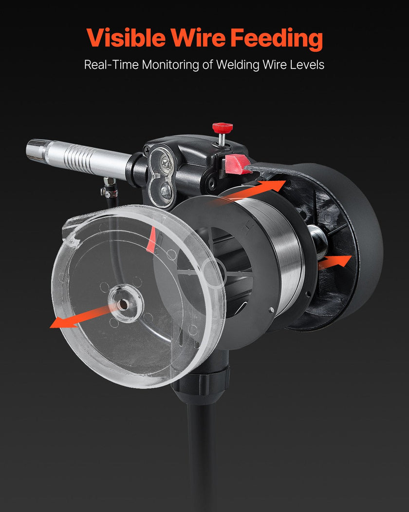 VEVOR 100Amp Spool Gun with 10FT Cable for 0.023