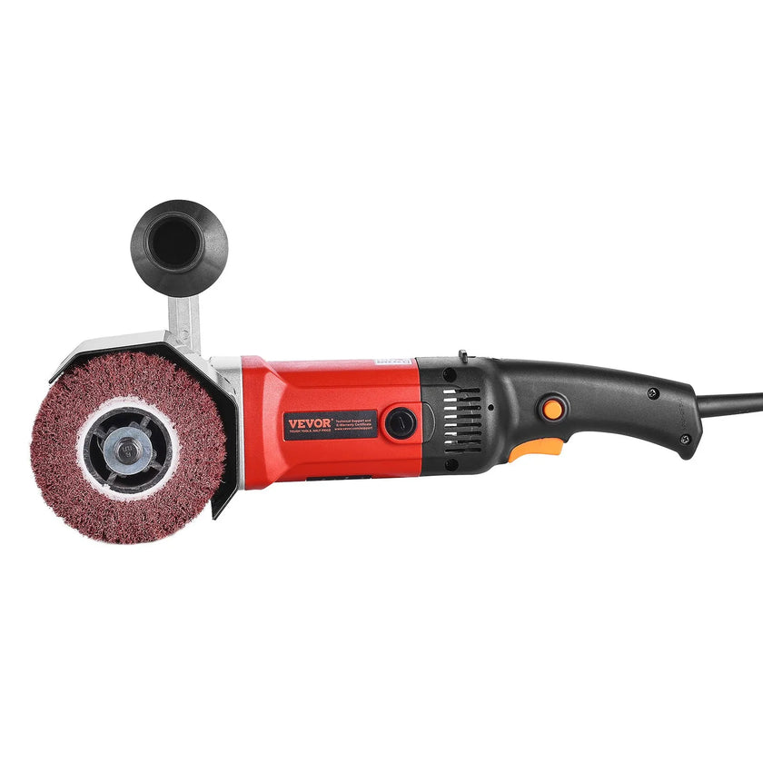 VEVOR Burnishing Polishing Machine 1200W 6-Speed Electric Metal Polisher 4 Wheel