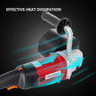 VEVOR 1200W Burnishing Polishing Machine 500-3000 RPM Handle Polishing Machine 110V Wheel Polisher Sander Wire Drawing Machine with 4 Wheels