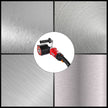VEVOR 1200W Burnishing Polishing Machine 500-3000 RPM Handle Polishing Machine 110V Wheel Polisher Sander Wire Drawing Machine with 4 Wheels