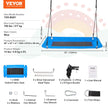 VEVOR Platform Swing 60 Inch Platform Tree Swing for Kids 700lbs Weight Capacity
