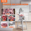 VEVOR Commercial Electric Meat Bandsaw, 1500W Stainless Steel Vertical Bone Sawing Machine, Workbeach 19.3