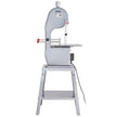VEVOR Commercial Electric Meat Bandsaw, 1500W Stainless Steel Vertical Bone Sawing Machine, Workbeach 19.3