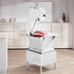 VEVOR Commercial Electric Meat Bandsaw, 2200W Stainless Steel Vertical Bone Sawing Machine, Workbeach 24.4