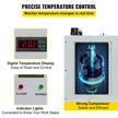 VEVOR Industrial Chiller, CW5200 Industrial Water Chiller, 1400W Cooling Capacity, 6L Capacity Cooling Water, Precise Thermostat Recirculating Chiller for 130/150W Engraving Machine Cooling Machine
