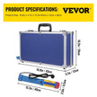 VEVOR Magnetic Induction Heater Kit 1000W 110V Automotive Flameless Heat Tool Hand Held Induction Heater for Rusty Screw Removing, Automotive Flameless Heater with 8 Coils and Portable Storage Box