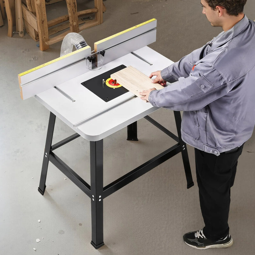 VEVOR Benchtop Router Table 31.5x23.9 in with Fence MDF Top Dust Collection Port
