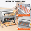 VEVOR Commercial Conveyor Toaster, 450 Slices/Hour Conveyor Belt Toaster, Heavy Duty Stainless Steel Commercial Toaster Oven, Electric  Restaurant Commercial Toaster for Toast Bun, Bagel, Bread