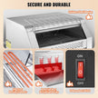 VEVOR Commercial Conveyor Toaster, 450 Slices/Hour Conveyor Belt Toaster, Heavy Duty Stainless Steel Commercial Toaster Oven, Electric  Restaurant Commercial Toaster for Toast Bun, Bagel, Bread