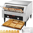 VEVOR Commercial Conveyor Toaster, 450 Slices/Hour Conveyor Belt Toaster, Heavy Duty Stainless Steel Commercial Toaster Oven, Electric  Restaurant Commercial Toaster for Toast Bun, Bagel, Bread