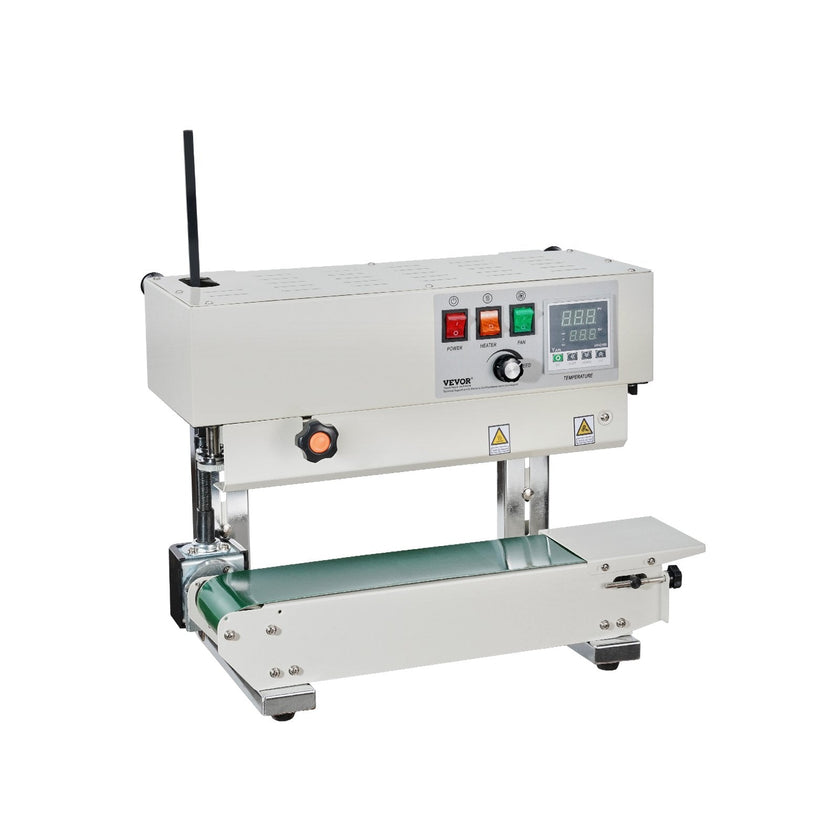 VEVOR Continuous Bag Band Sealing Machine Vertical Band Sealer Carbon Steel