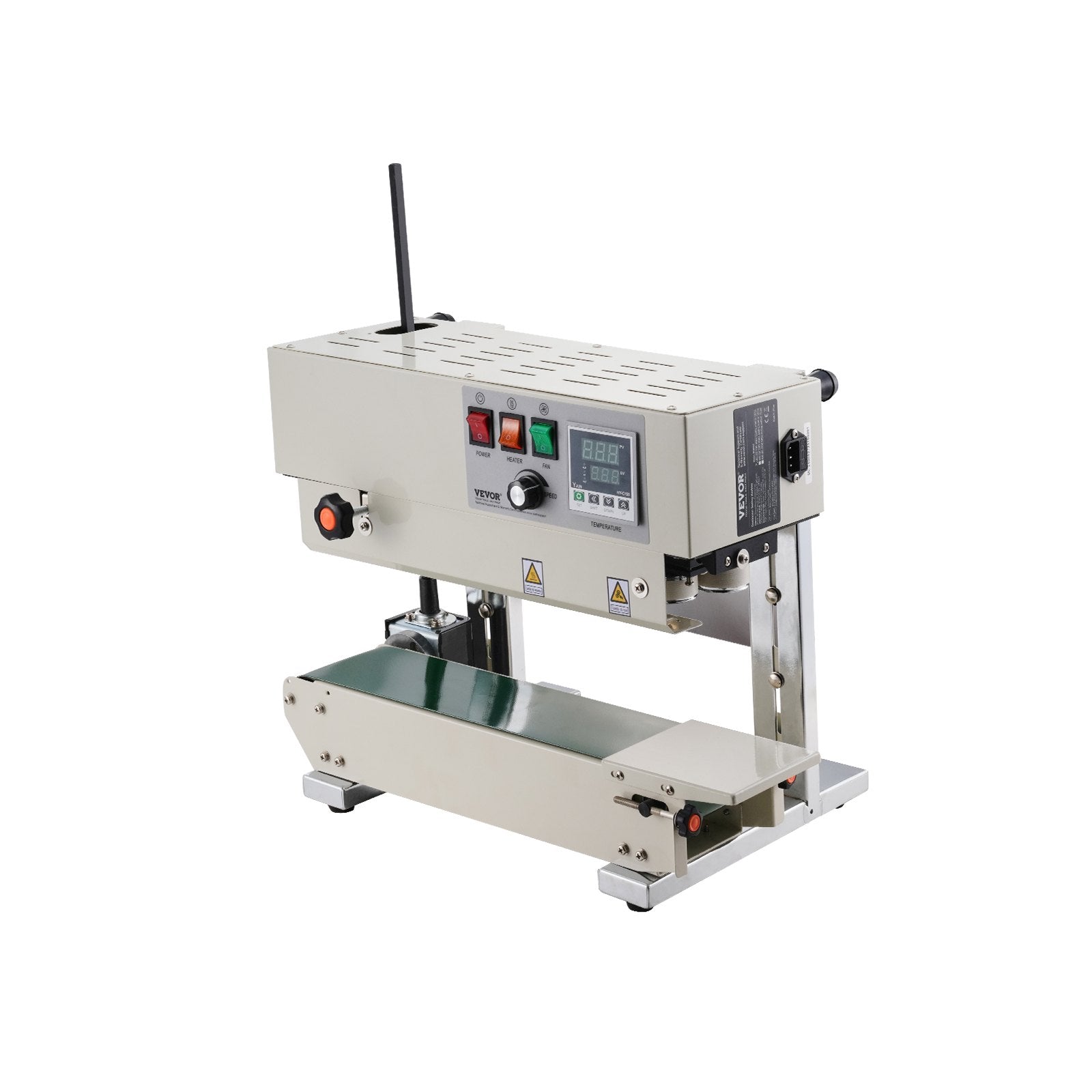 VEVOR Continuous Bag Band Sealing Machine Vertical Band Sealer Carbon Steel