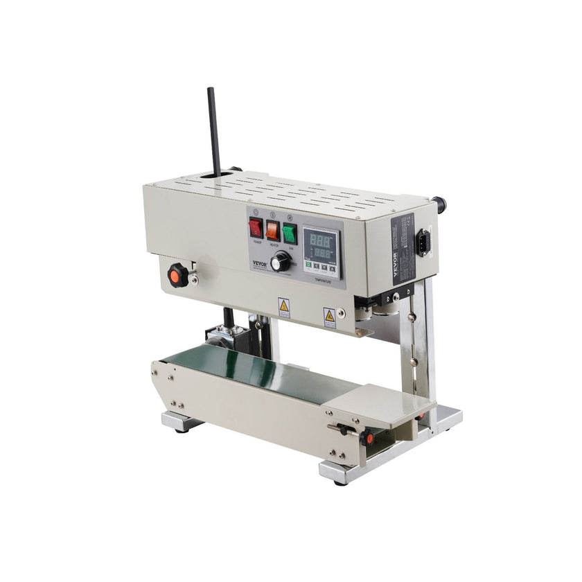 VEVOR Continuous Bag Band Sealing Machine Vertical Band Sealer Carbon Steel