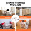 VEVOR Stretch Film, 15 inches x 1000 feet, 1 Pack, 60 Gauge Industrial Strength Clear Durable Stretch Wrap Roll, Heavy Duty Shrink Film Stretch Wrap with Handles for Pallet Wrapping Shipping Moving