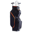 VEVOR Golf Cart Bag with 14 Way Organizer Divider Top, 36” 13 Pockets Premium Cart Bag, Durable Golf Bags with Handles & Dust Cover & Detachable Straps for Men & Women, Black & Orange