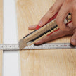 VEVOR Interlocking Vinyl Floor Tiles 48 x 7.3 inch, 10 Tiles 5.5mm Thick Snap Together, Natural Wood Grain DIY Flooring for Kitchen, Dining Room, Bedrooms & Bathrooms, Easy for Home Decor
