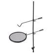 VEVOR Swivel Campfire Grill, Fire Pit Grill Grate over Fire Pits, Heavy Duty Steel Grill Grates, 360° Adjustable Open Fire Outdoor Cooking Equipment, Portable Camp Fire Racks for Camping Outdoor BBQ