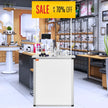 VEVOR Portable Tradeshow Podium Table, 30.91
